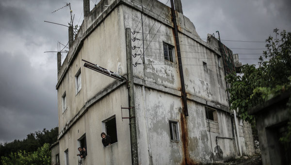 Một khu định cư của Syria gần biên giới Thổ Nhĩ Kỳ. Ảnh: RIA Novosti