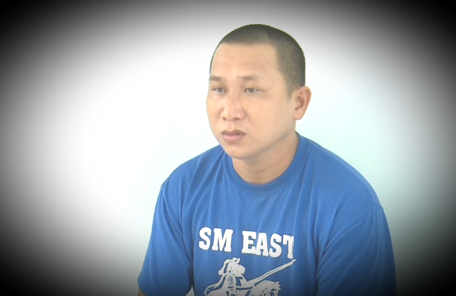 Nguyễn Trường Giang tại Cơ quan CSĐT. Ảnh: Nguyễn Đệ.