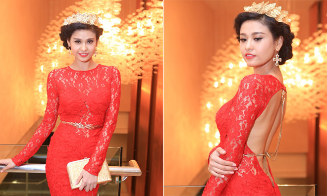 Trương Quỳnh Anh khoe dáng 'đồng hồ cát' nóng bỏng