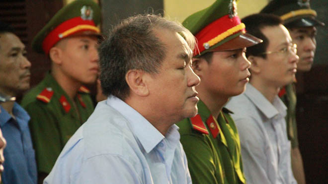 Tòa vẫn chưa xét hỏi chủ mưu Phạm Công Danh. Ảnh: Tân Châu