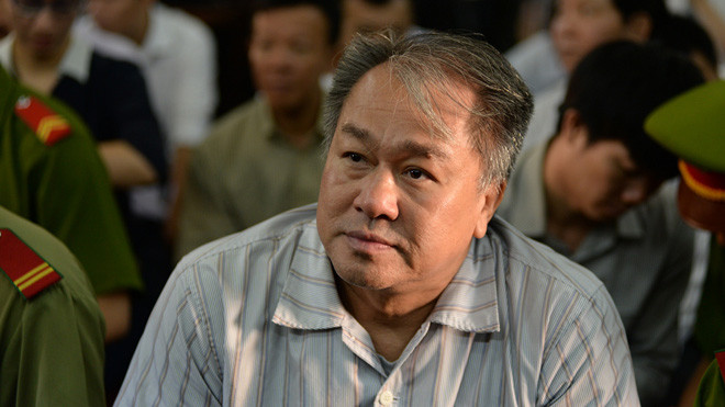 Phạm Công Danh tại phiên tòa. Ảnh: Tân Châu