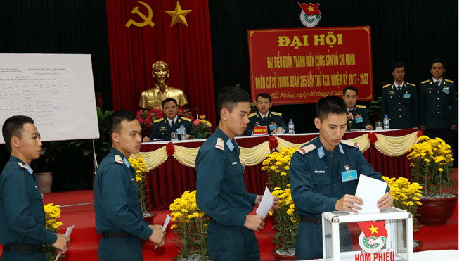 Đông đảo ĐVTN Trung đoàn đã tham dự đại hội