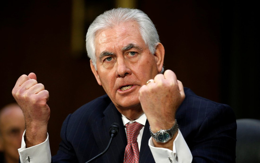 Ngoại trưởng Mỹ Rex Tillerson. Ảnh: Times