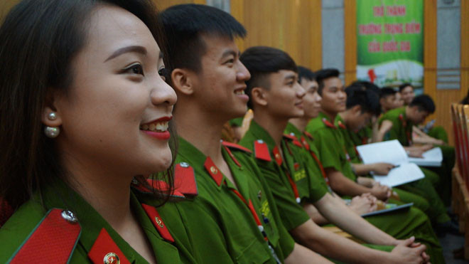 Các đại biểu ĐVTN về dự đại hội