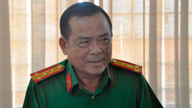 Đại tá Phạm Hữu Châu, Phó giám đốc Công an tỉnh Long An thông tin vụ việc.
