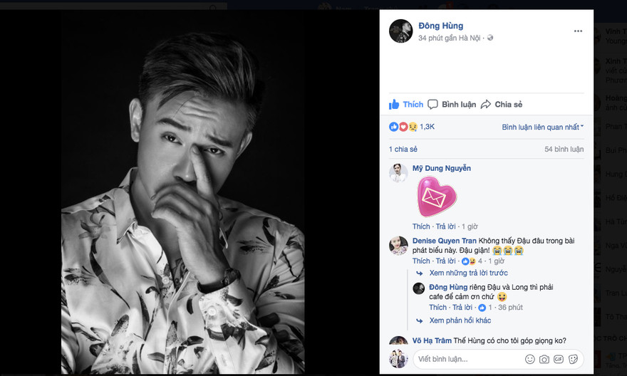 Chia sẻ của Đông Hùng nhanh chóng nhận được sự đồng cảm của cư dân mạng.