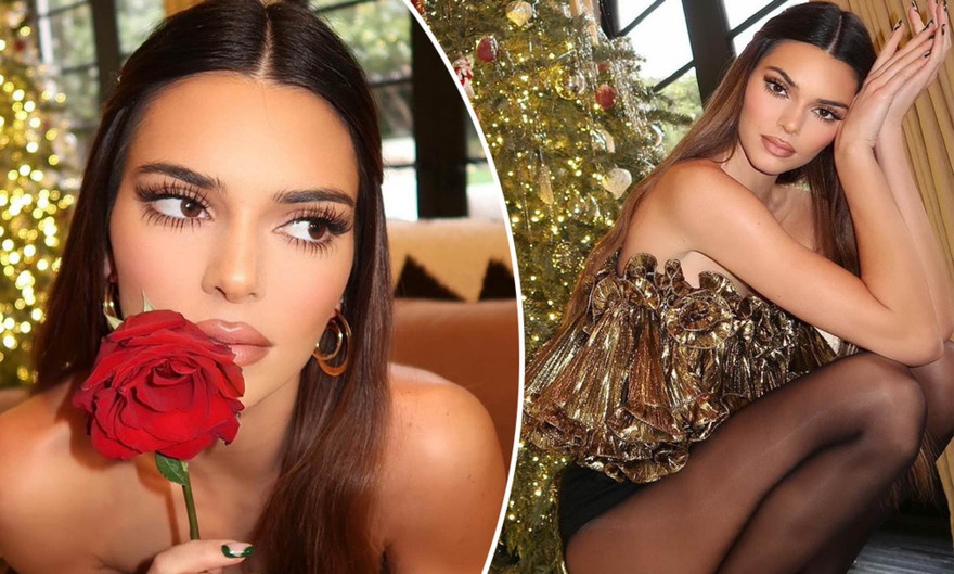 'Siêu mẫu đắt giá nhất thế giới' thả dáng quyến rũ bên cây thông Noel