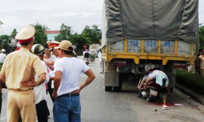 Hiện trường vụ tai nạn 