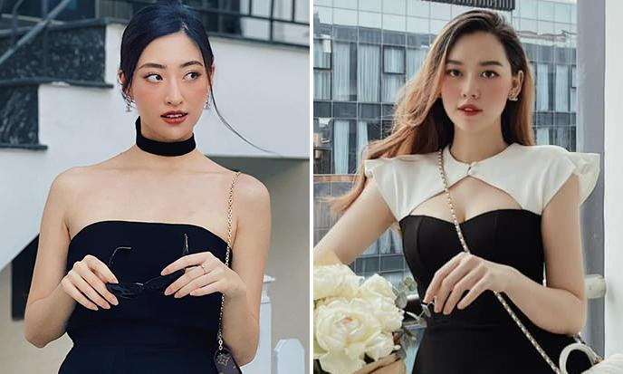 Lương Thùy Linh khoe vai trần gợi cảm, Tường San mặc váy xẻ ngực quyến rũ 