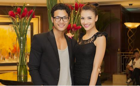 Hồng Quế gợi cảm bên Vũ Tuấn Việt.