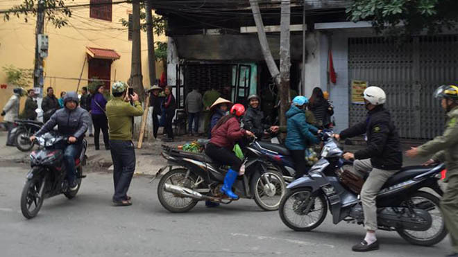 Hiện trường vụ cháy. Ảnh: Duy Chiến