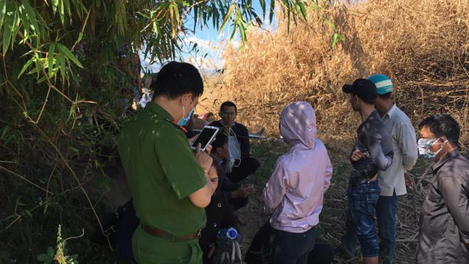 Khu vực phát hiện xác nam thanh niên