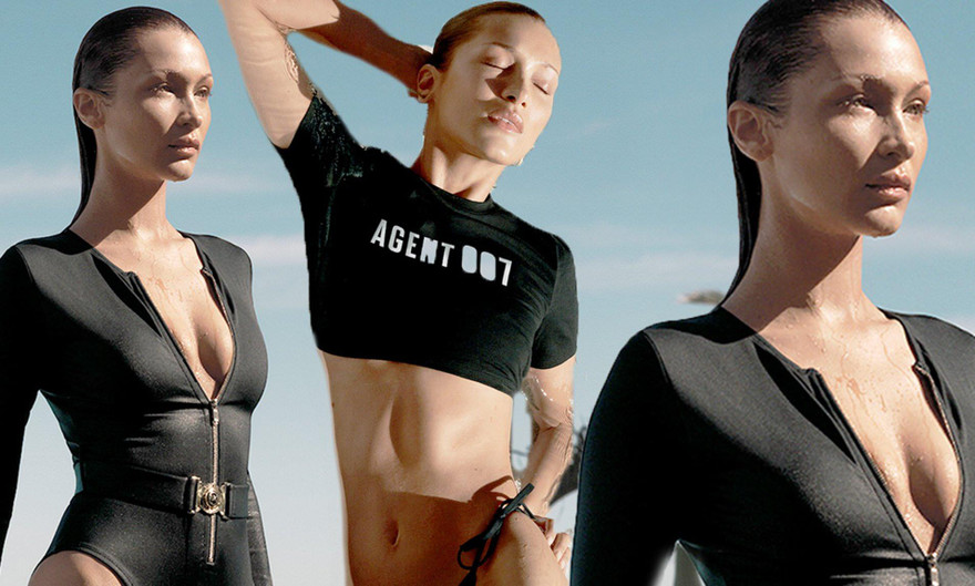 Chân dài 'đắt giá' Bella Hadid phô body 'cực phẩm' với áo tắm