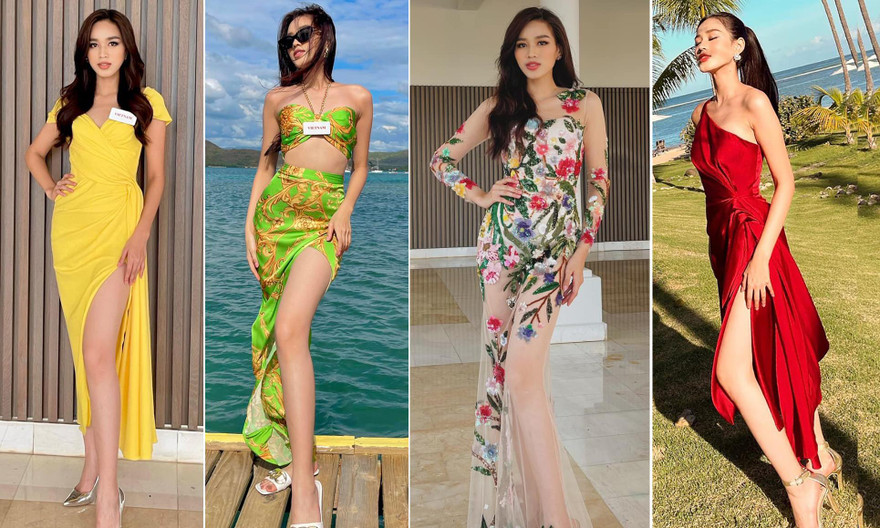 Ngắm lại loạt váy giúp Đỗ Thị Hà khoe trọn chân dài 1m1 trong suốt một tháng ở Miss World