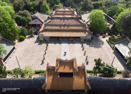 Toàn cảnh lăng Tự Đức. Ảnh: Google.