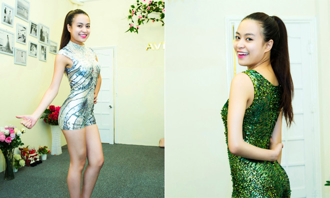 Diện váy bó sát, Hoàng Thùy Linh 'triệt để' khoe đường cong