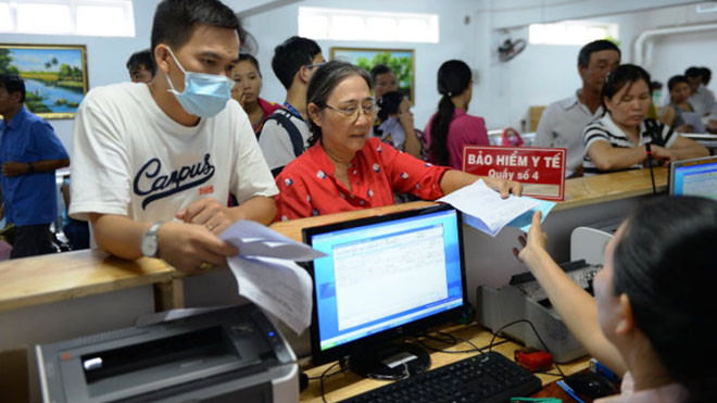 Bệnh nhân khám chữa bệnh theo chính sách bảo hiểm y tế ở TPHCM. 