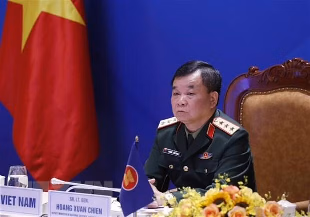 Thượng tướng Hoàng Xuân Chiến, Thứ trưởng Bộ Quốc phòng. (Ảnh: Dương Giang/TTXVN) 