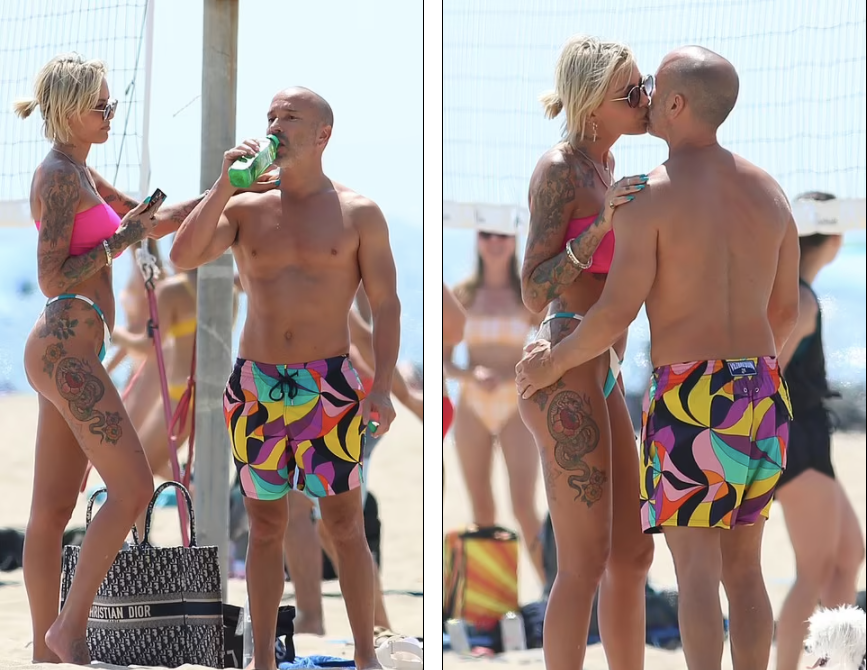 Chân dài từng hẹn hò chồng cũ của Megan Fox 'bốc lửa' bên bạn trai ở biển