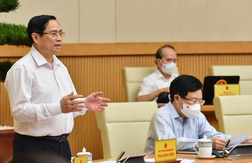 Thủ tướng Phạm Minh Chính phát biểu khai mạc phiên họp.