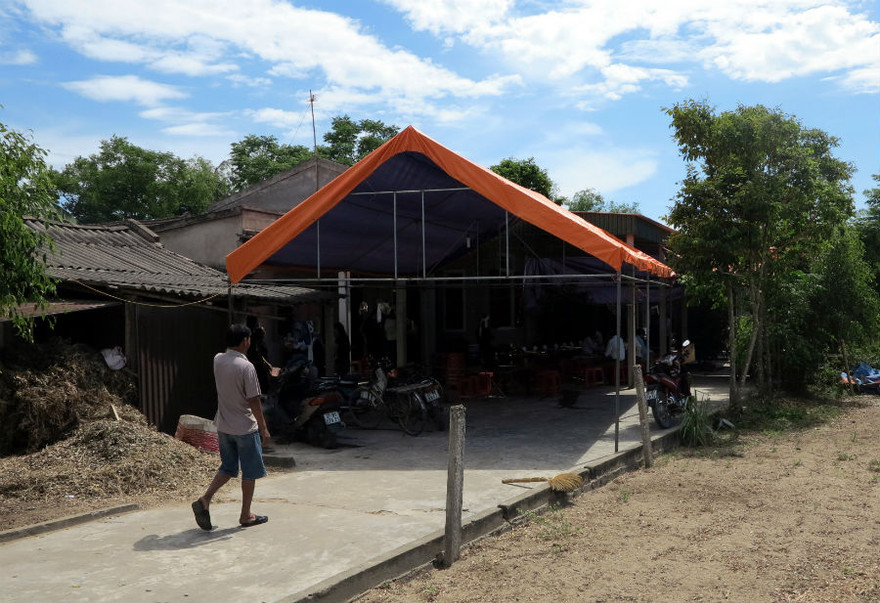 Gia đình vừa làm đám tang cho ông Nguyễn Văn Liệu. Ảnh: Vietnamnet.