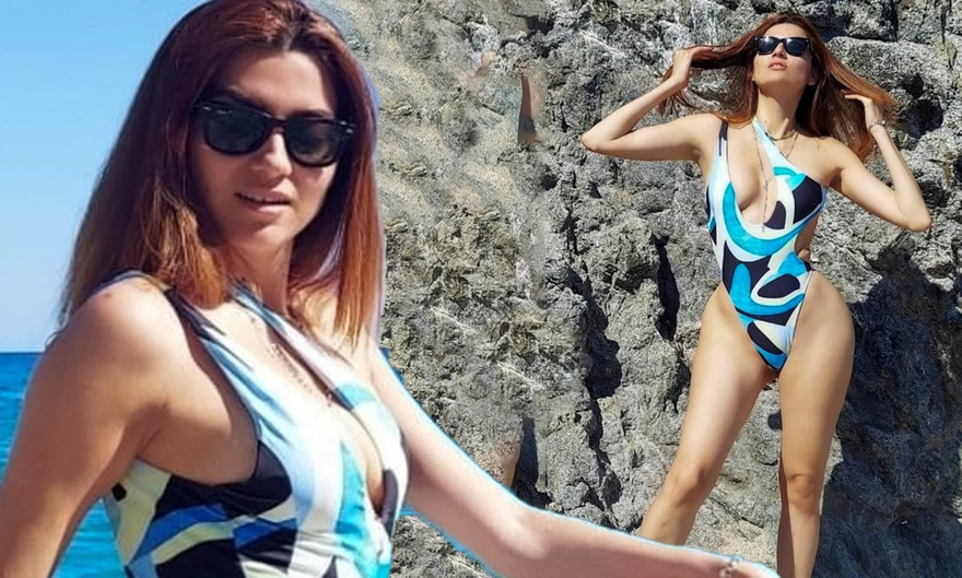 Mỹ nhân Hollywood 'bốc lửa' với áo tắm xẻ ngực sâu hút