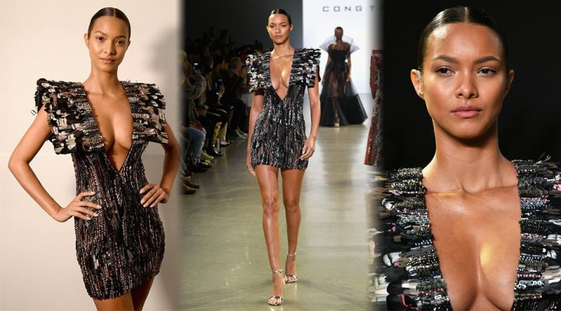 Lais Ribeiro đẹp tựa nữ thần tại show diễn của NTK Công Trí