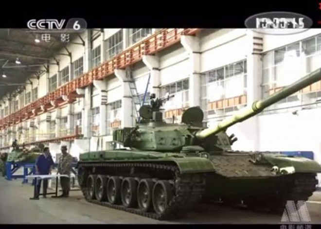 Bên trong xe tăng chủ lực của Trung Quốc 