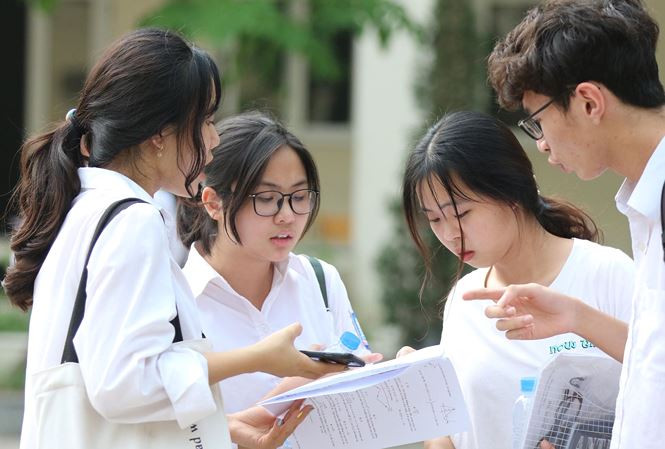 Thí sinh thi THPT 2019