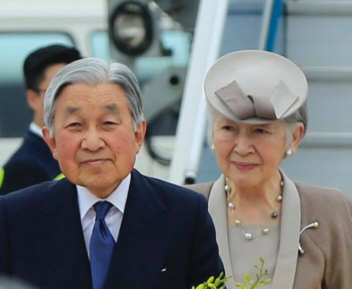 Nhà vua và Hoàng hậu Nhật Bản. Ảnh: Hồng Vĩnh