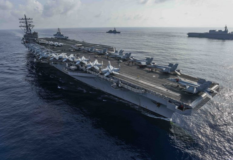 Tàu sân bay USS Ronald Reagan của Hải quân Mỹ. Ảnh: US Navy