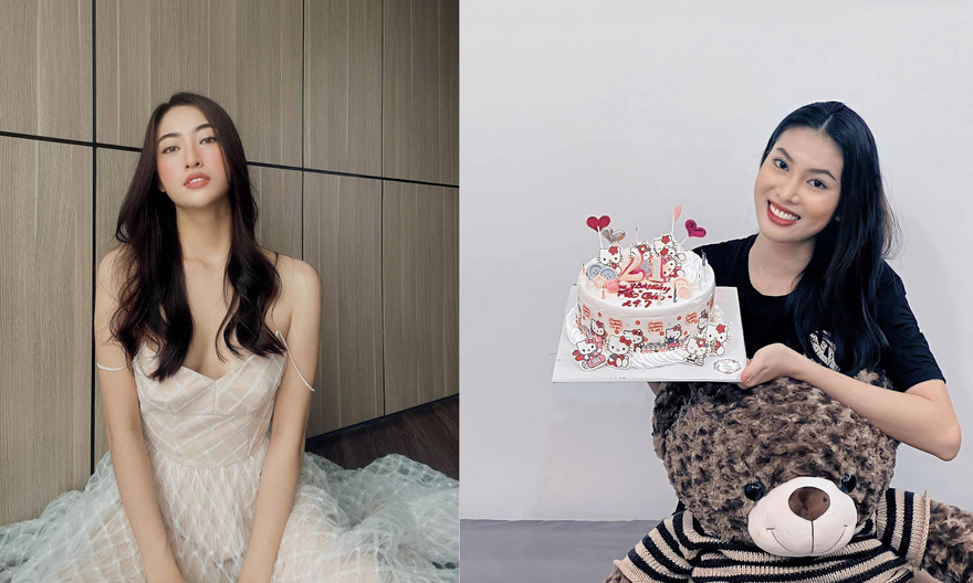 Á hậu Ngọc Thảo gợi cảm đón tuổi mới, Lương Thuỳ Linh trễ nải vai trần nóng bỏng