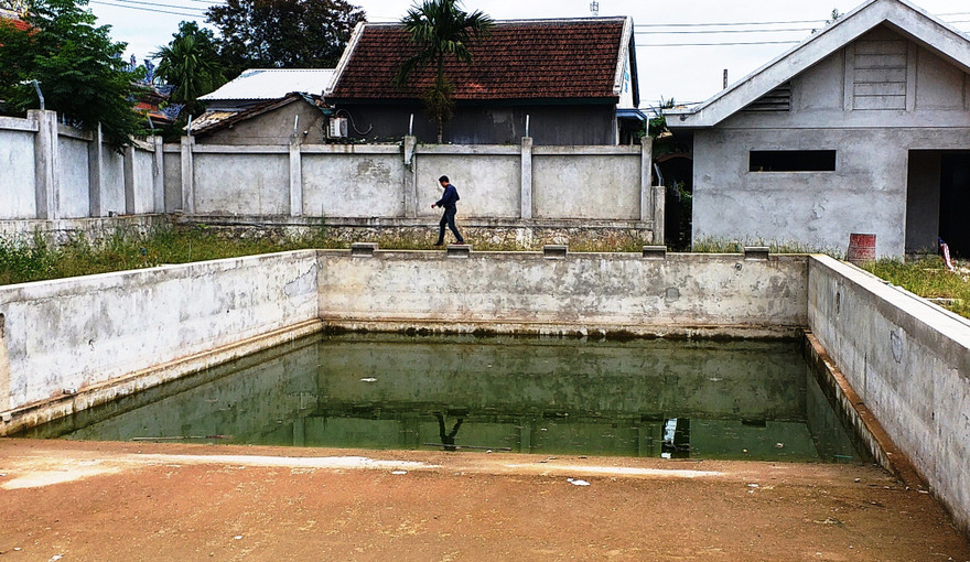 Bể bơi Thủy Dương thời điểm mới đầu tư xây dựng (ảnh Ngọc Văn)