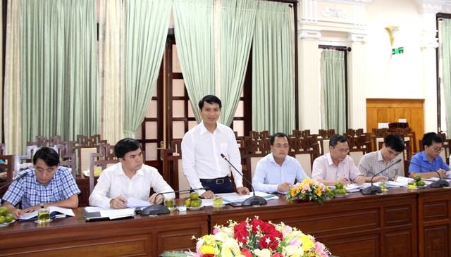 Đoàn công tác của T.Ư Đoàn và các bộ, ngành làm việc với UBND tỉnh TT-Huế chiều 13/9.