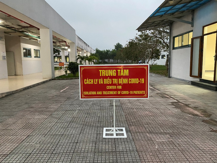 Khu cách ly, điều trị tại Huế đối với bệnh nhân thứ 30 mắc Covid-19.