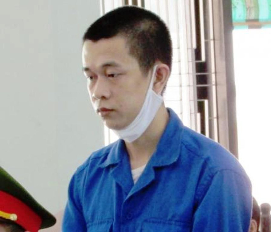 Bị cáo Nguyễn Công Sáu, người có hành vi giết vợ mới cưới chỉ 14 ngày do ghen tuông. Ảnh: Công lý & Xã hội