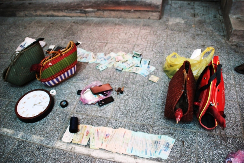 Tang vật vụ chọi gà ăn tiền tại TT-Huế