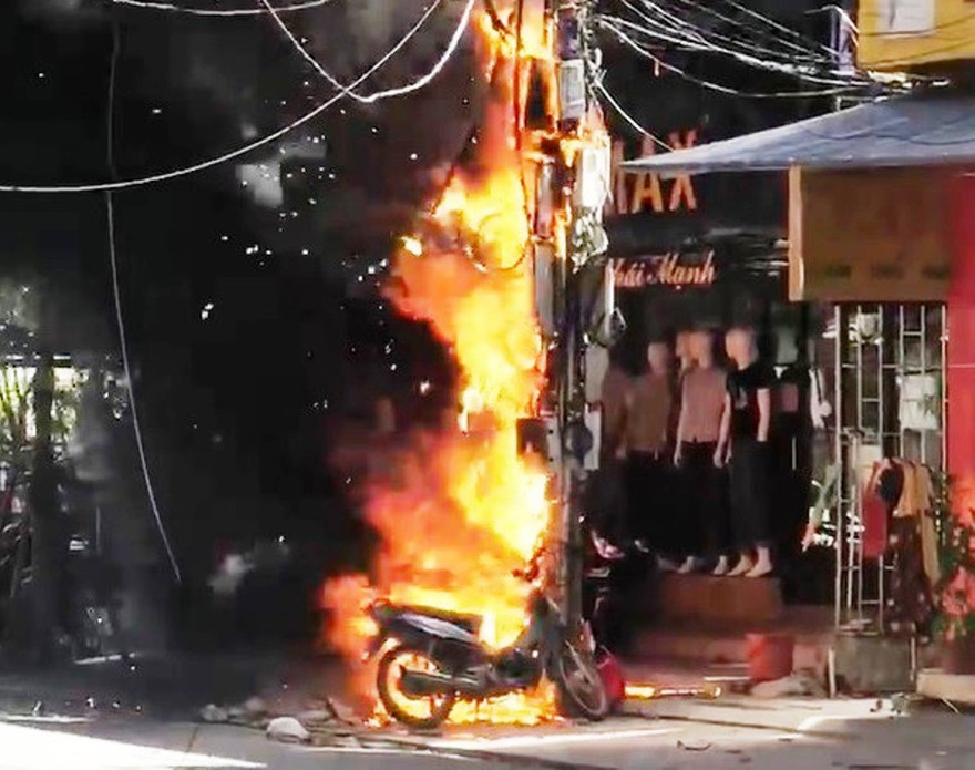 Hiện trường vụ cháy