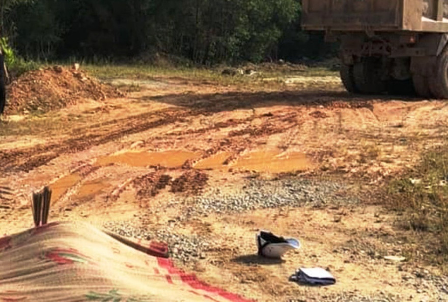 Hiện trường vụ tai nạn giao thông thương tâm