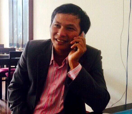 Ông Phan Khánh khi đang là Chủ tịch UBND xã Phong Hải