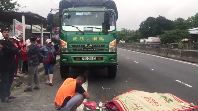 Hiện trường vụ tai nạn giao thông