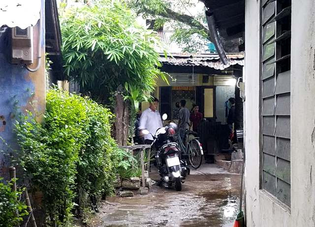 Ngôi nhà nơi xảy ra án mạng. Ảnh: A.FONG 