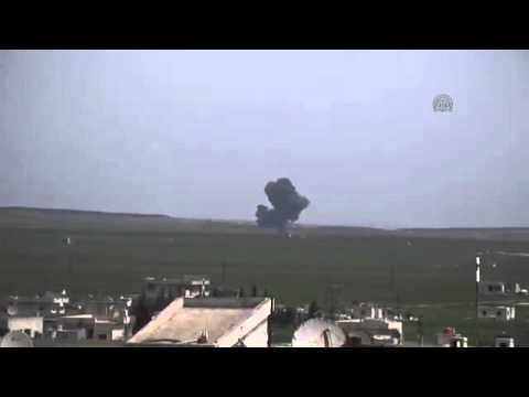 [VIDEO] Tiêm kích Syria bị bắn hạ, chưa rõ số phận phi công