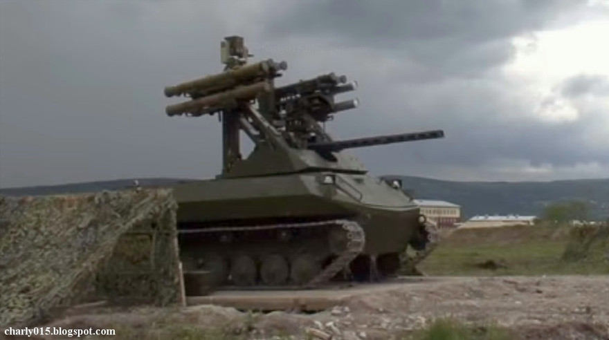 [VIDEO] Cận cảnh sức mạnh robot Uran-9 của Nga