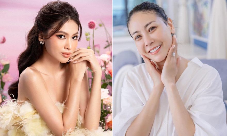 Á hậu Ngọc Thảo mặc váy lông vũ lộ vai trần sexy, Hà Kiều Anh tự tin để mặt mộc ở tuổi 45