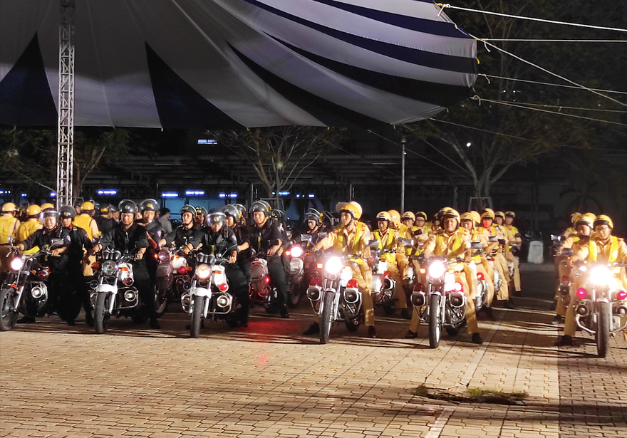 Công an TPHCM ra quân trấn áp tội phạm