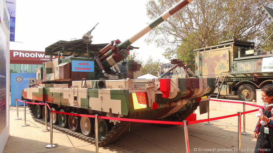 Ấn Độ lộ siêu pháo tự hành Catapult Mk.2 152mm