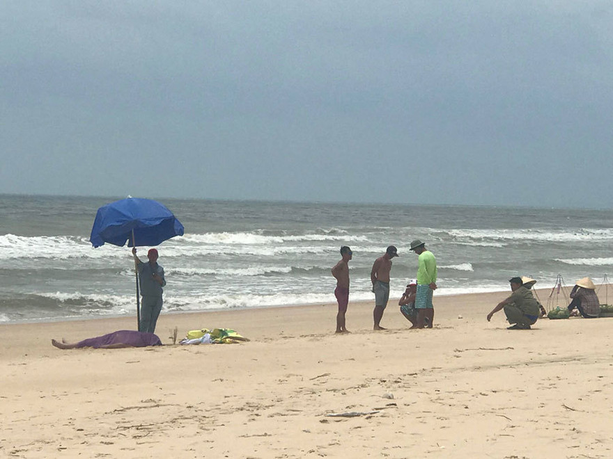 Khu vực du khách tắm biển bị nạn, du khách Nga