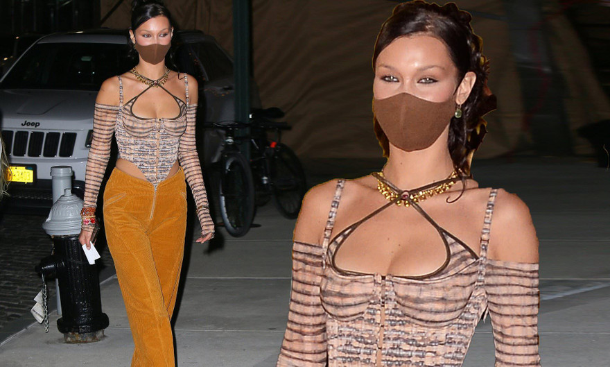 Siêu mẫu Bella Hadid mặc trễ nải đẹp như fashionista trên phố