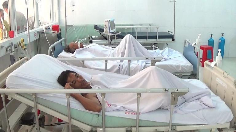 Các bệnh nhân đang được điều trị tại bệnh viện.